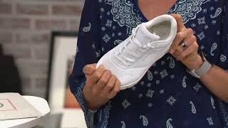 Skechers Lace Up Sneakers  Uno Stand On Air on QVC [upl. by Owiat675]