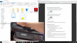 Samsung Printer  Firmware update [upl. by Ailenroc]