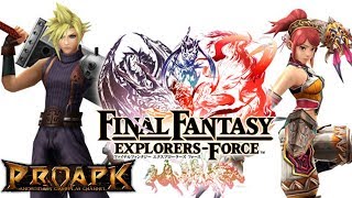 Final Fantasy Explorers Force Android Gameplay CBT JP [upl. by Gardiner]