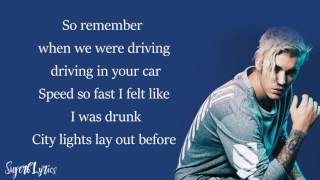 Justin Bieber  Fast Car Tracy ChapmanLyrics [upl. by Richarda744]