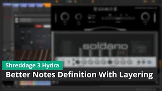 Shreddage 3 Hydra Better Notes Definition With Layering [upl. by Ynoffit]