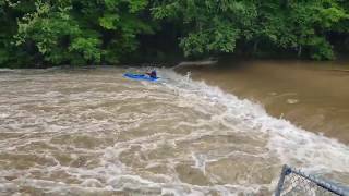 Near drowning on a low head dam in West Virginia Please stay away from low head dams [upl. by Mallin140]