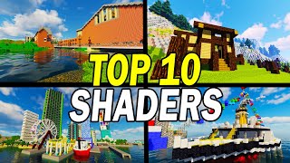 Top 10 Minecraft Shaders For Low End PCs High FPS Shaderpacks [upl. by Lurleen]