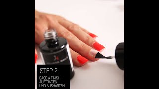 Gel Lack Anwendung So gelingt dir die perfekte Maniküre gellack diynails juliananails [upl. by Aliak]