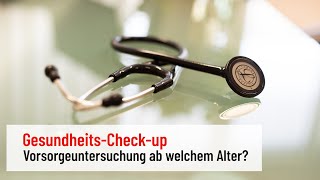 GesundheitsCheckup beim Arzt Welche Vorsorgeuntersuchungen sind wichtig [upl. by Nnomae]