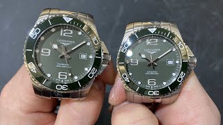 Longines Hydroconquest green 41 amp 43 [upl. by Ailee]