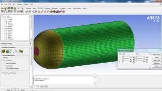 ICEM CFD Tutorial  Meshing of hemisphere  cylinder [upl. by Mckay781]