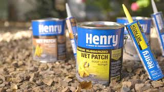 Henry How to Choose the Right Henry® Wet Patch® Roof Leak Repair Sealant [upl. by Perron]