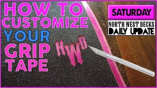 How To Cut Out Grip Tape Designs [upl. by Kciredec]