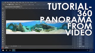 TUTORIAL  360 PANORAMA FROM VIDEO [upl. by Haelahk108]