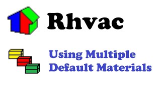 Elite Software Rhvac for ACCA Manual J D and S Calculations  Using Multiple Default Materials [upl. by Ynna811]