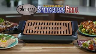 Gotham Smokeless Grill  Barbecue Electrique [upl. by Akiehs]