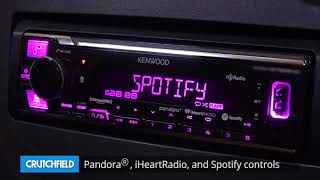 Kenwood Excelon KMMX503 Display and Controls Demo  Crutchfield Video [upl. by Ojela]