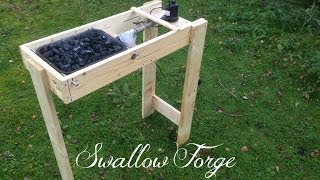 Building a simple homemade Blacksmiths Forge  Swallow Forge [upl. by Nicola629]