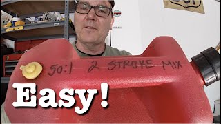 How to mix 2 stroke boat gas for your outboard [upl. by Friede]