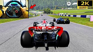 F1 22 Miami Race  PS5 Logitech G29 Steering Wheel Gameplay ps5 60fps [upl. by Etat938]