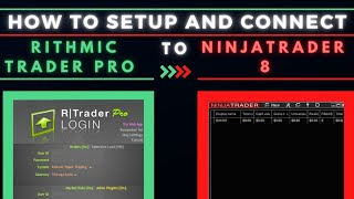 How to Connect Rithmic Trader Pro to Ninjatrader 8 In 2024 Step by Step [upl. by Bandler]