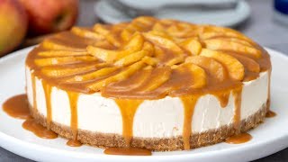 NoBake Caramel Apple Cheesecake [upl. by Uel260]