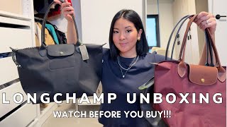 LONGCHAMP UNBOXING  ENERGY VS ORIGINAL LE PLIAGE [upl. by Farley]