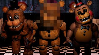 FNAF 2 Deluxe Edition  New Animations Brightened amp Game Over Screens [upl. by Mathias]