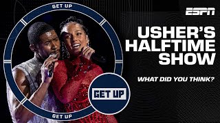 Quick thoughts on Ushers Super Bowl Halftime Show performance with Alicia Keys amp others 🎤  Get Up [upl. by Natividad125]