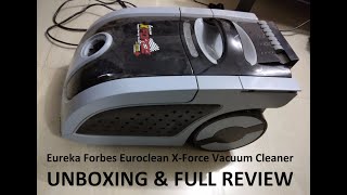 Eureka Forbes Euroclean XForce Vacuum Cleaner 1400 Watt Unboxing amp Review for Home amp Car Cleaning [upl. by Dranel]