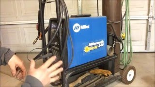 Millermatic 140 welder autoset review [upl. by Htebharas106]