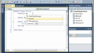 Visual Basic 21  Class Inheritance [upl. by Barfuss]