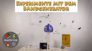 Elektrische Ladung am Bandgenerator [upl. by Tdnarb]