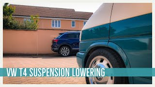 Volkswagen T4 Suspension Lowering TransporterEurovan How To Guide [upl. by John]