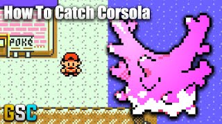 How To Catch Corsola  Pokemon Gold Silver Crystal [upl. by Hsirap]