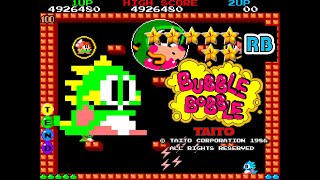 1986 60fps Bubble Bobble True Ending ALL [upl. by Pineda]