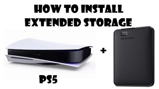 How to Connect and Format Extended Storage on the PlayStation 5 Console [upl. by Eulalee]