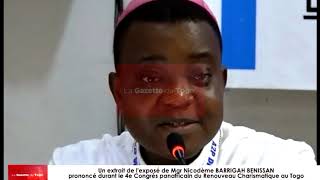 Mgr Nicodème BARRIGAH BENISSAN un extrait très important de son exposé à écouter [upl. by Seessel]