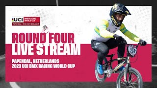 LIVE  Round Four  2023 UCI BMX Racing World Cup [upl. by Anirehtak913]