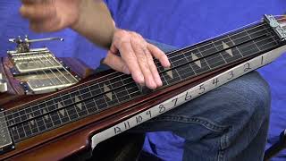 Tennessee Whiskey  Duesenberg Open D Lap Steel Lesson [upl. by Kester]