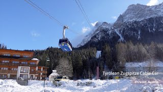 Zugspitze Cable Car  Ehrwald Austria [upl. by Bradford]