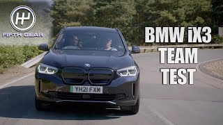 BMW iX3 Fifth Gear Team Test  Fifth Gear [upl. by Idnym]