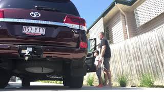 2015 Toyota LandCruiser Sahara diesel V8 0100kmh amp engine sound [upl. by Hallee]