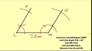 How to construct a parallelogram [upl. by Llerrad910]