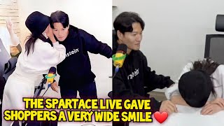 The Spartace Live was so cute and gave a wide smile to Spartacers SA moments live [upl. by Nnyllaf885]