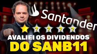 SANB11 Dividendos do Santander de ZERO a CINCO VAI SE RECUPERAR [upl. by Adyol]