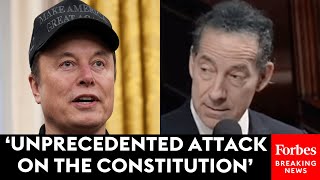 Jamie Raskin Unleashes On Dangerous Elon Musks Attempt To Dismantle Our Constitution [upl. by Burrell]