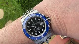 DHgate £15O SUBMARINER “ COOKIE MONSTER 41 mm “ Blueberry “ submariner watch “ ROLEX 2024 🕧 [upl. by Nuli184]