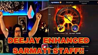 MIR4NEW UPDATE  DEEJAY ENHANCED SARMATI STAFF [upl. by Einhoj]