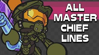 All Master Chief Lines in Super Bomberman R [upl. by Hynes488]