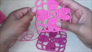 Cuadro de corazones tejido a crochet para mantel [upl. by Octavus]