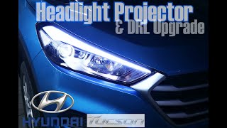 Hyundai Tucson headlight upgrade [upl. by Maon174]