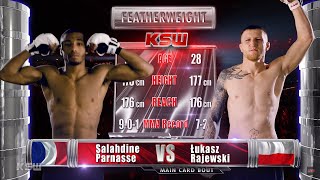 KSW Free Fight Salahdine Parnasses KSW Debut [upl. by Wachtel421]