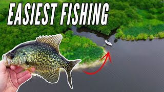 The EASIEST Fishing In Florida Lake Okeechobee Crappie Fishing [upl. by Airtina]